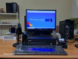 Komputer Kasir fullshet minimarket sembako gratis ipos 5 pro original