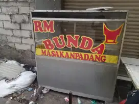 Etalase nasi padang
