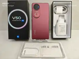 Vivo V50 5G 12/256 Gb Likenew100% Garansi Resmi ON 01 Juli 26 bs TT/BT