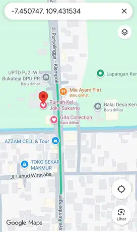 Dijual Cepat Tanah dan Rumah Warisan Lokasi Strategis di Bukateja