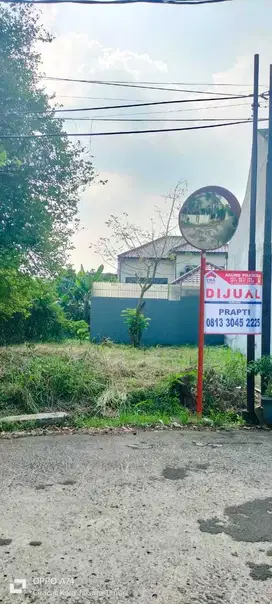 Tanah di Cibubur, dekat gerbang tol dan mall, 261m2, Rp 9jt/m2 nego