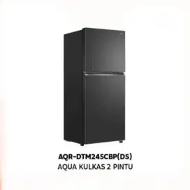 Kulkas Aqua 2 Pintu DTM-265CBP(DS)