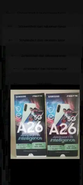 Sansubg galaxy A26 5G 8/256