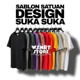 Kaos cotton combed 24s sablon suka2