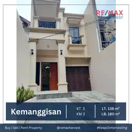 RUMAH BARU DESIGN AMERICAN MODERN 3 KAMAR, HADAP TIMUR, DI KEMANGGISAN