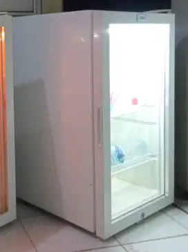 SHOWCASE GEA 110 LITER TINGGI 84 CM NORMAL  SIAP PAKAI/ NETT