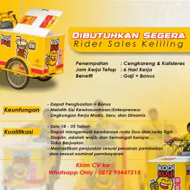 Pedagang coffee KOPIKUY Sepeda listrik