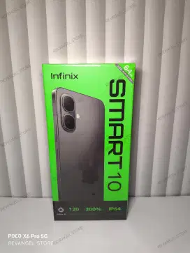 BARU SEGEL! 4/64 INFINIX SMART 10 GARANSI RESMI