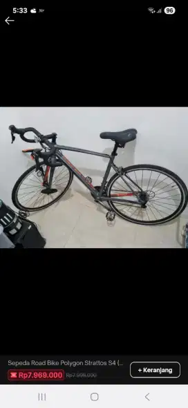 Sepeda Road Bike Polygon Strattos S4 M Size