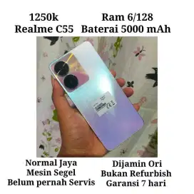 Realme C55 6/128 orisinil segel dijamin ORI bukan refurbish