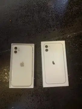 Iphone 11 128gb unik wwrna putih