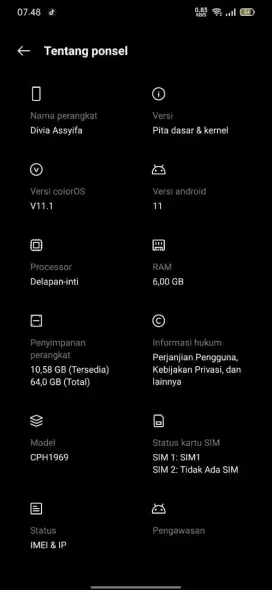 Oppo F11 pro 6/64