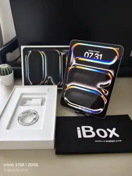 Ipad Pro M4 Garansi Resmi Ibox Juni 2026 Like New 99% Fullset Lengkap