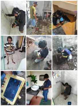 Deteksi pipa bocor melacak pipa bocor cari kebocoran pipa lacak bocor