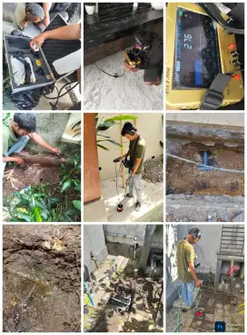 Deteksi kebocoran lacak bocor mencari kebocoran pipa deteksi kebocoran
