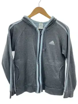 #jaket Hoodie Zipper Adidas Vintage