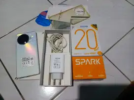 Tecno spark 20 pro plus ram 8/256 gb second fullset ori
