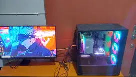 PC I5 12400F RAM 16GB VGA RTX 3060TI 8GB MONITOR LENOVO R24E 180HZ