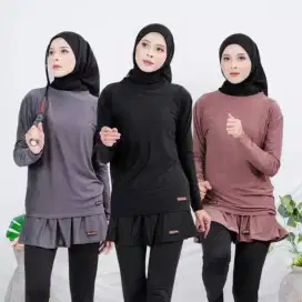 Setelan Olahraga Inner Manset & Rok Premium Jarsey