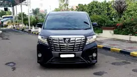 Toyota alphard g atpm 2015 hitam sunroof pilotseat