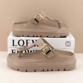 Sandal Wedges Wanita Elegant Sandal jepit wanita