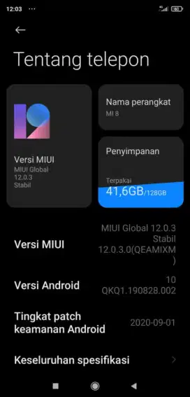 Redmi i8 Ram 6/128