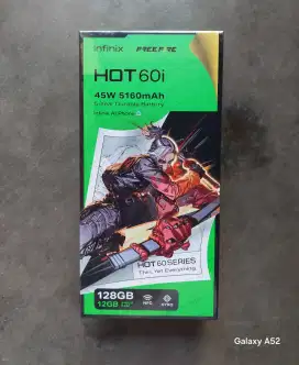 INFINIX HOT 60i 6/128 NEW GARANSI RESMI