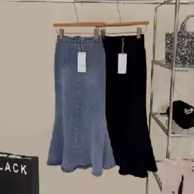 Rok jeans rok span rok duyung korean style