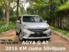 KM50rb Toyota Agya 2016 G 2017 TRD 2018 AT New Agya