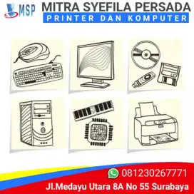 Service printer dan komputer bisa panggilan