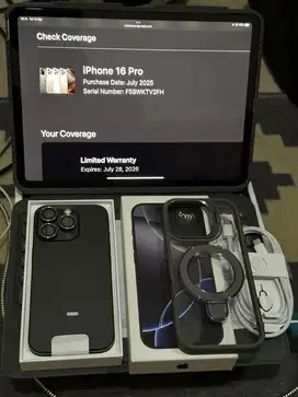 iPhone 16 Pro 128 iBox BH 100% Cc 6 baru beli