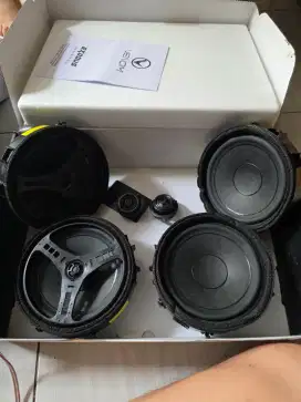 Paket Audio Mobil Subwoofer Aktif Venom PB 6.8 & Yamaha 2 way Coaxial
