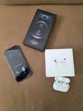 Iphone 12 Pro 256GB dan Airpods Pro