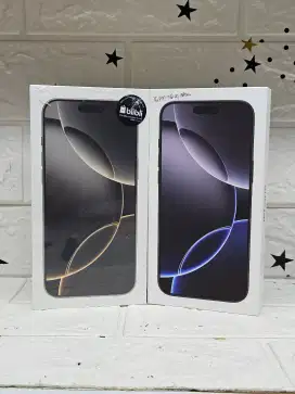 New iphone 16 pro max 256gb garansi resmi