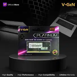 RAM V-GeN DDR4 SODimm 16GB PC25600/3200Mhz (Memory Laptop VGEN)