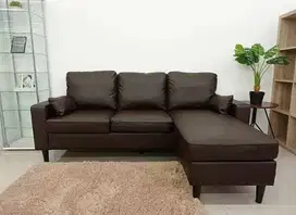 SOFA L MURAH WARNA GELAP