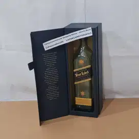 Botol Kosong JW Label Biru Botol Antik Hiasan Dekorasi Kamar Unik