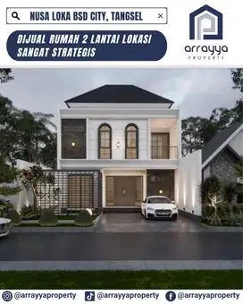 BRAND NEW HOUSE NUSA LOKA 2 LANTAI DI BSD .HRB185.