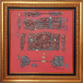 Lukisan Abstrak Karya Ahmad Sadali Tahun 1984