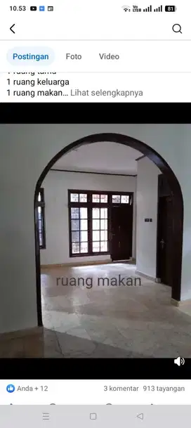 Rumah Dikontrakkan di Pusat Kota Denpasar (Renon)
