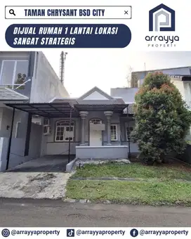 RUMAH SIAP HUNI DI CLUSTER TAMAN CHRYSANT BSD .GLB137.