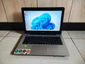 A465 Asus A456U core i5 7200U Ram 4GB bonus double vga seri gaming
