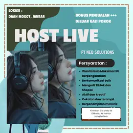 Lowongan Kerja Host Live
