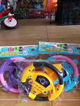 mainan anak stir mobil baterai