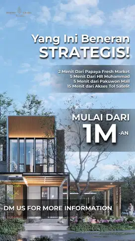 Rumah murah baru gress good prospect darmo permai