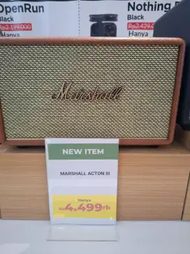 SPEAKER MANTAP MARSHALL ACTON III PROMO HANYA 4JUTAAN