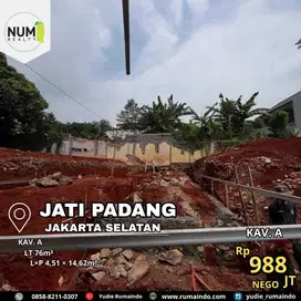 Tanah Kavling Siap Bangun di Jatipadang Pasar Minggu Jakarta Selatan