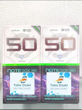 Infinix Note 50X 5G+ 8/256 8/256GB Garansi Resmi Baru Dan Segel