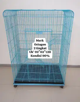 Kandang octagon tingkat jumbo uk'93