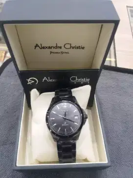 Jam Tangan Pria Alexander Christie Primo Steel Tampilan Elegan